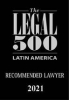 Socia Carolina León recomendada por Legal 500 Latin America 2021