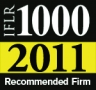 Clasificada en la “Banda 1” del ranking del International Financial Law Review (IFLR1000) 2011